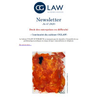 Newsletter - Avril 2020 - Droit des entreprises en difficulté 