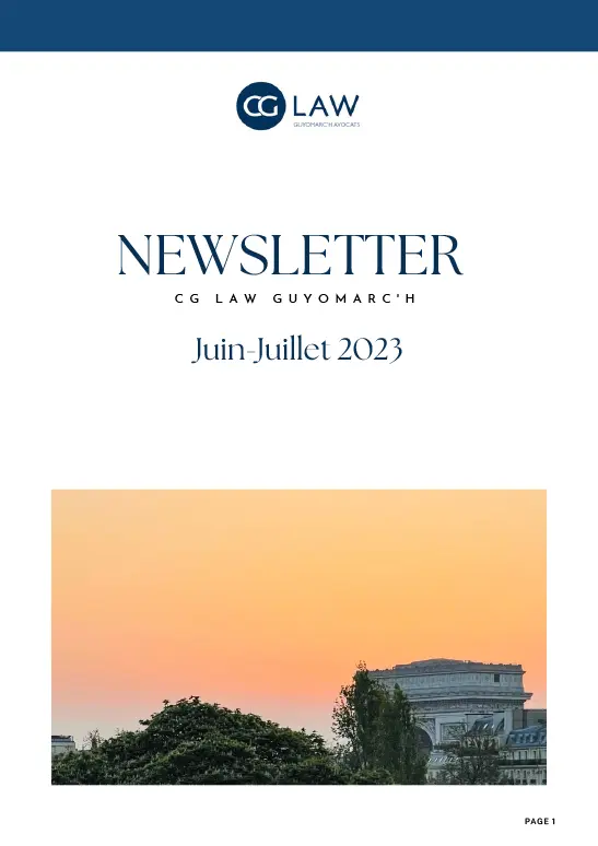 NEWSLETTER – JUILLET 2023